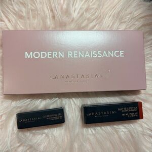Anastasia Beverly Hills Modern Renaissance Set with lipstick and mini brow gel